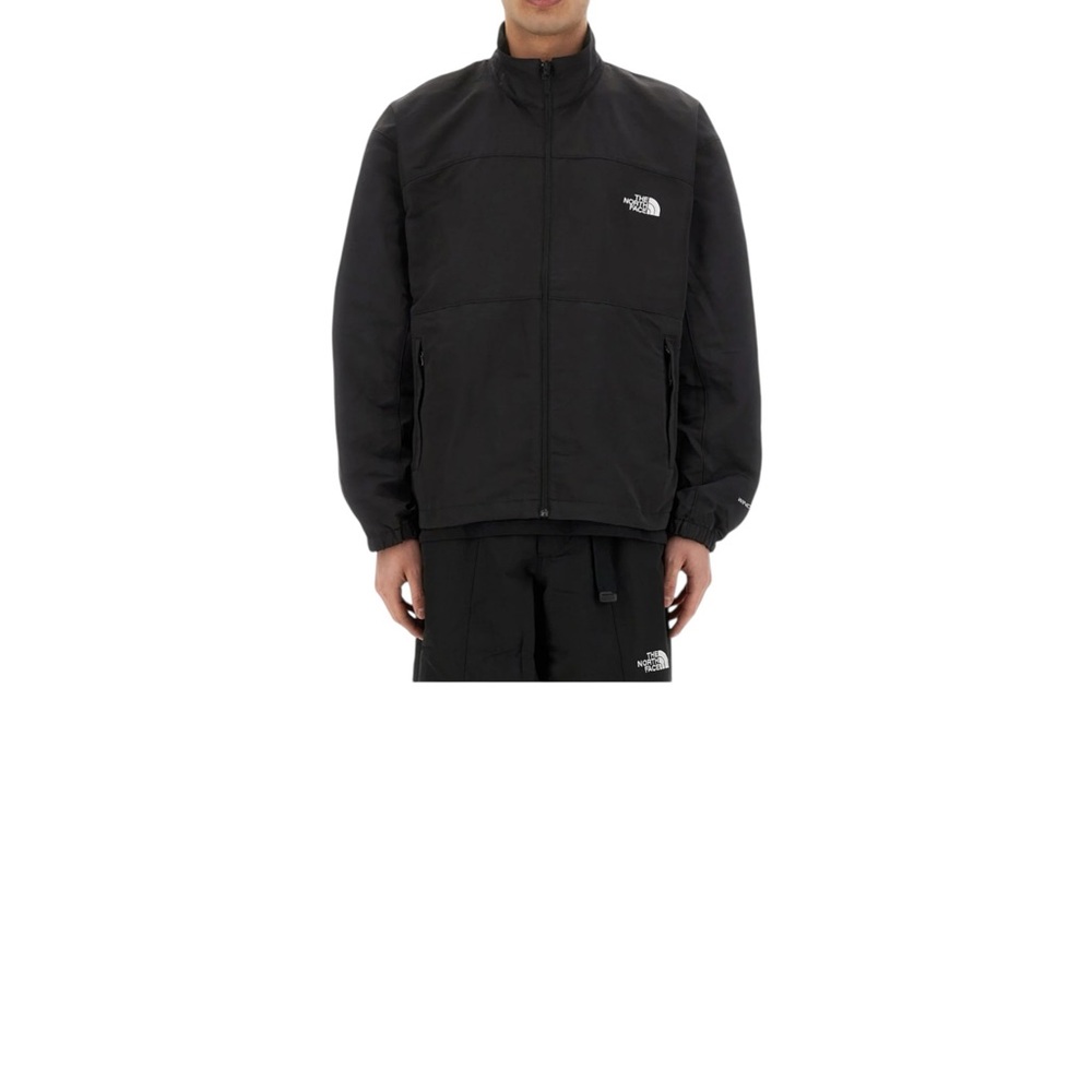 The north face windstopper soft shell jacket men’s black size XL zipper front